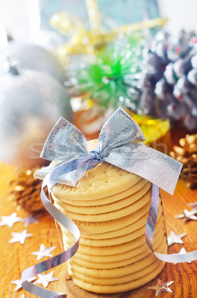 cookies and christmas decoration Stock photo © tycoon