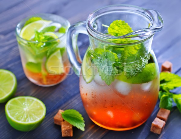 Mojito tle lata fale cool alkoholu Zdjęcia stock © tycoon