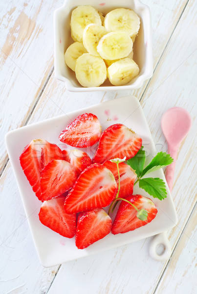 banana and strawberry Stock photo © tycoon