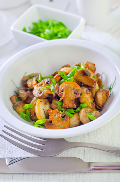 fried mushrooms Stock photo © tycoon