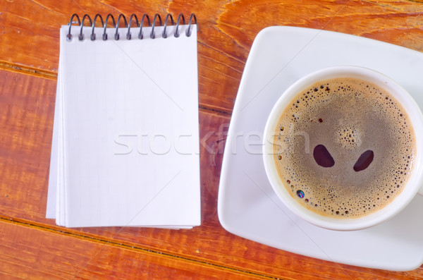 coffee and note Stock photo © tycoon