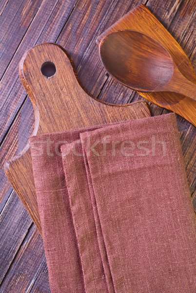 wooden dishware Stock photo © tycoon
