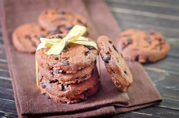 Cookies torta placa regalo dulce cookie Foto stock © tycoon