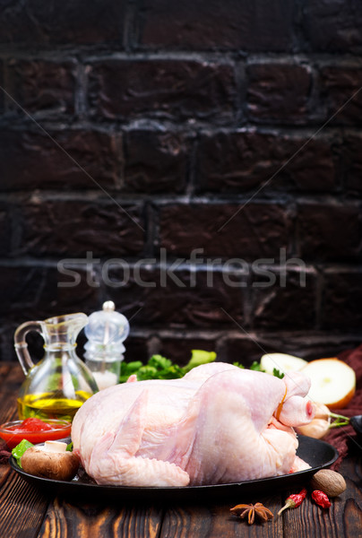 raw chicken Stock photo © tycoon