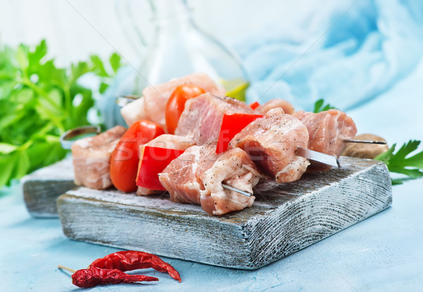 Stock photo: raw meat