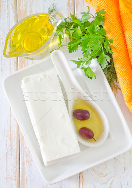 Legno piatto colazione insalata pomodoro Foto d'archivio © tycoon