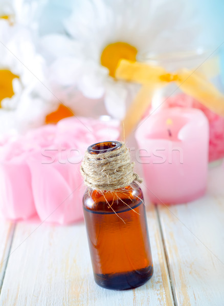 Aroma Öl Gras Körper Schönheit Medizin Stock foto © tycoon