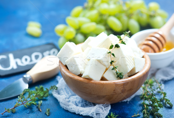 cheese with grape Stock photo © tycoon