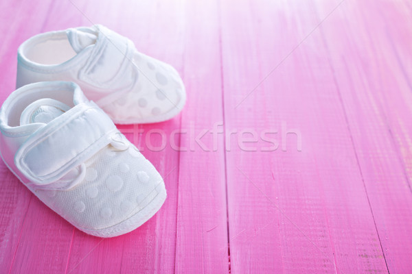 赤ちゃん 少女 子供 服 靴 リボン ストックフォト © tycoon