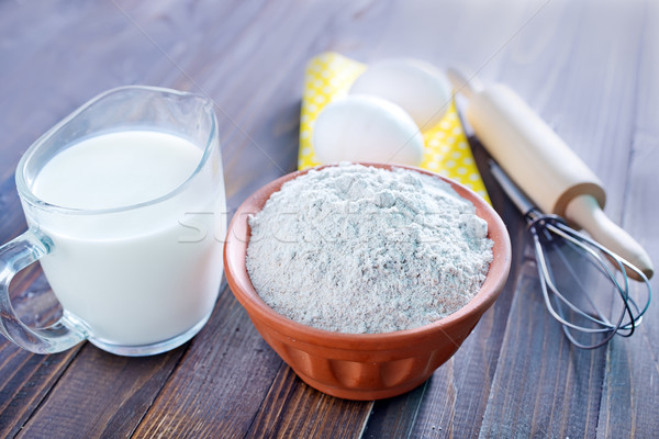 ingredients for dough Stock photo © tycoon