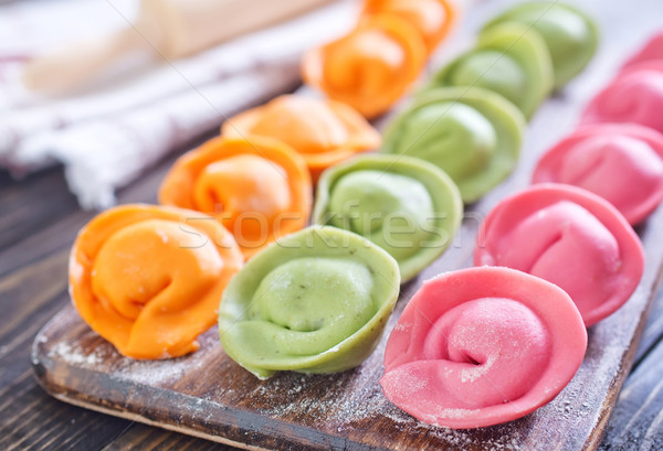 Colore arancione carne mangiare bianco cottura Foto d'archivio © tycoon