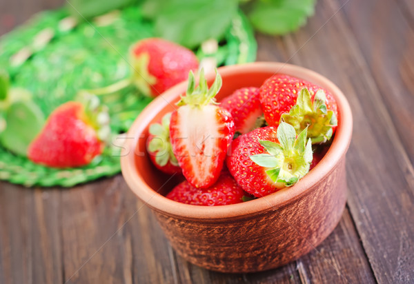 Stock photo: strawberry