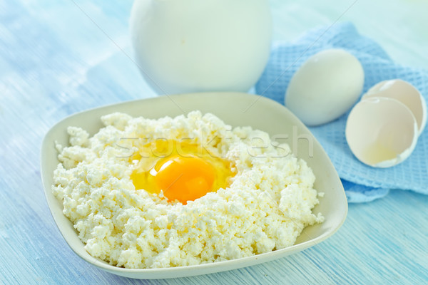 Chalet oeufs alimentaire bois fromages sombre [[stock_photo]] © tycoon