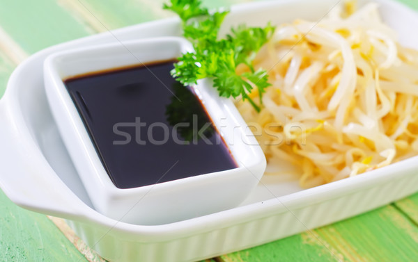 sprouts and soy sauce Stock photo © tycoon