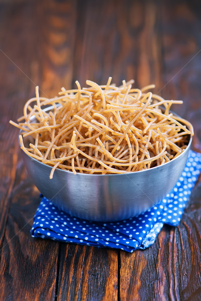Stock photo: brown pasta