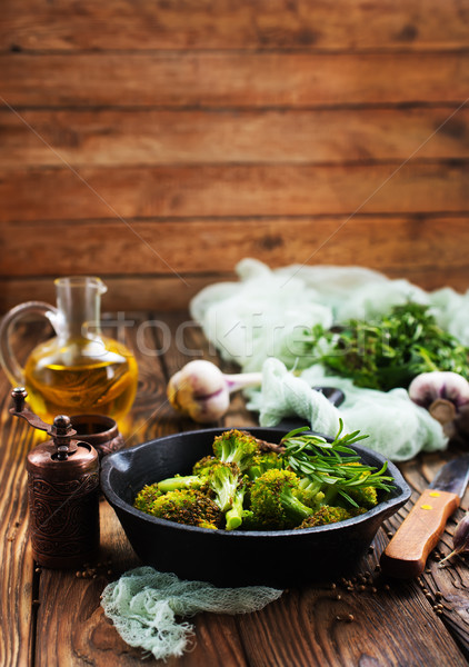 Brokkoli fűszer só stock fotó zöld Stock fotó © tycoon
