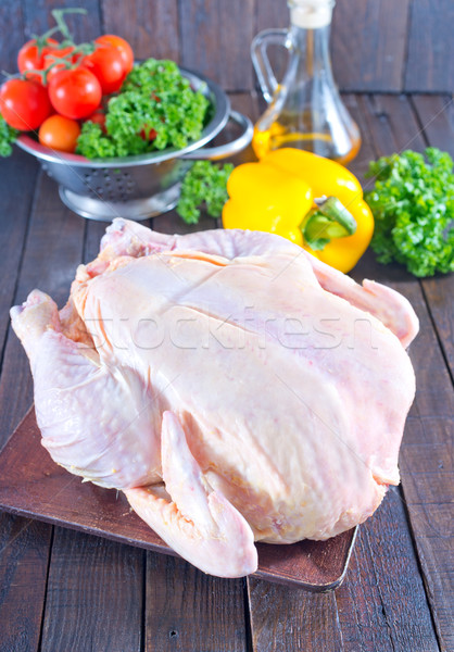 raw chicken Stock photo © tycoon