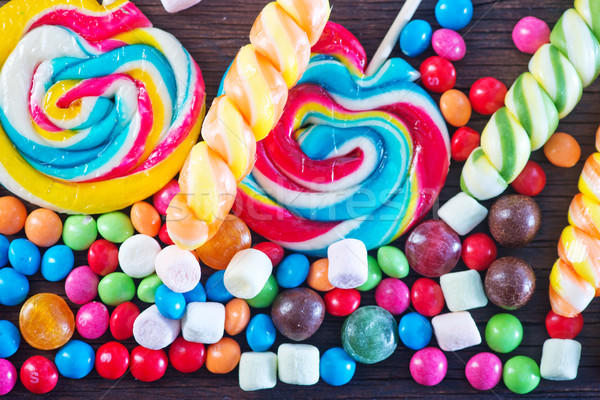 Sweet цвета конфеты текстуры фрукты Сток-фото © tycoon