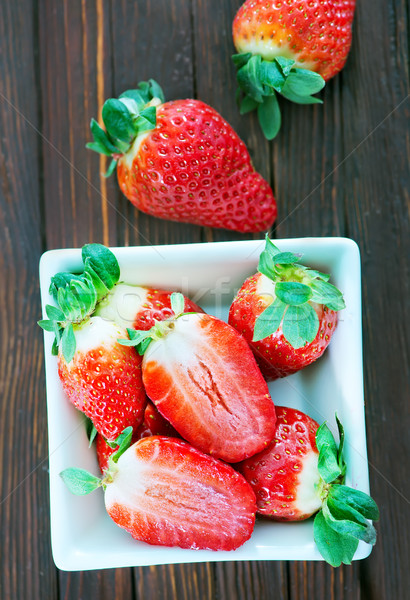 fresh strawberry Stock photo © tycoon