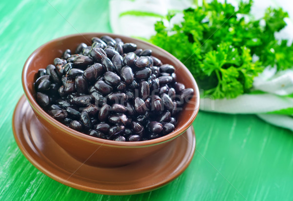 Stock photo: black bean