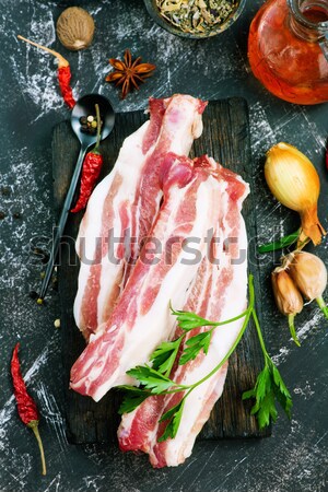 Stock photo: raw meat