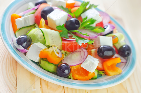 greek salad Stock photo © tycoon