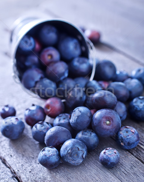 藍莓 食品 木 夏天 組 吃 商業照片 © tycoon