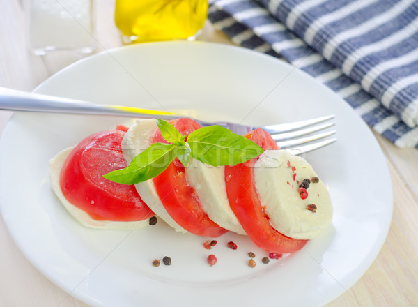 Caprese alimente ulei viaţă culoare salată Imagine de stoc © tycoon