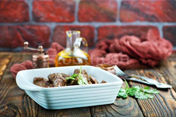fried liver Stock photo © tycoon