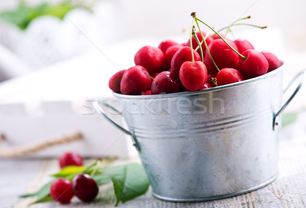 cherries Stock photo © tycoon