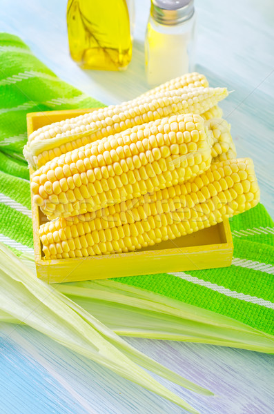 raw corn Stock photo © tycoon