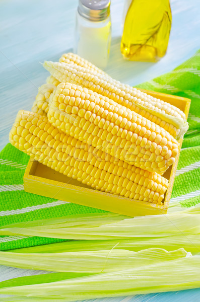 raw corn Stock photo © tycoon