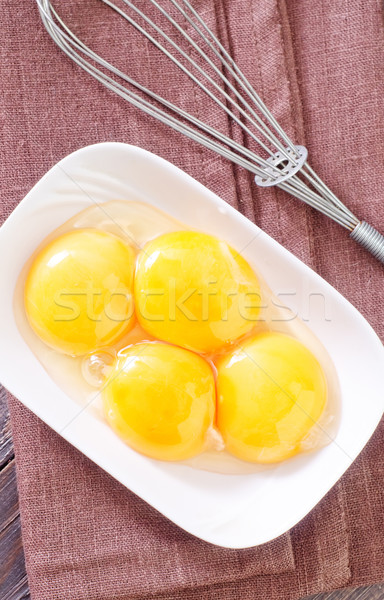 yolks Stock photo © tycoon