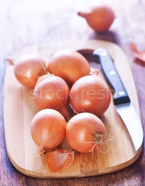 Stock photo: raw onion