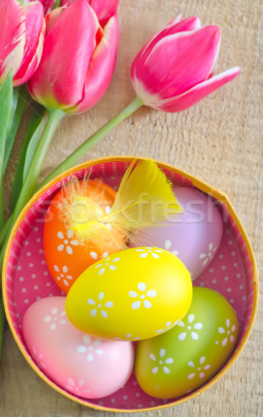 easter eggs Stock photo © tycoon