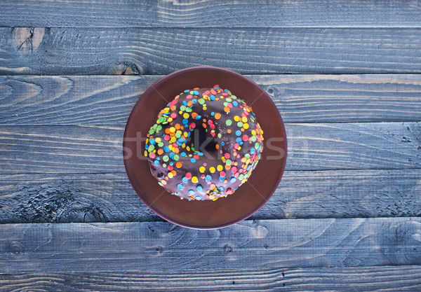 chocolate donut Stock photo © tycoon