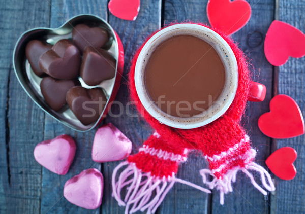 candy and cocoa in cup Stock photo © tycoon