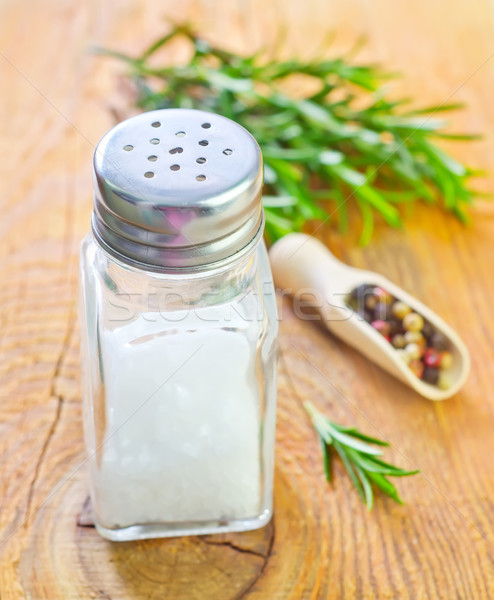 salt, rosemary and pepper Stock photo © tycoon