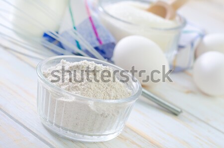 cottage, sugar and eggs Stock photo © tycoon