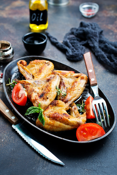 Poulet ailes sel épices [[stock_photo]] © tycoon