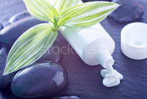 Crème corps visage tube eau santé Photo stock © tycoon