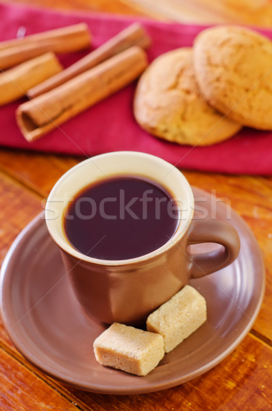 Stock fotó: Sütik · kávé · csokoládé · torta · ital · kávézó
