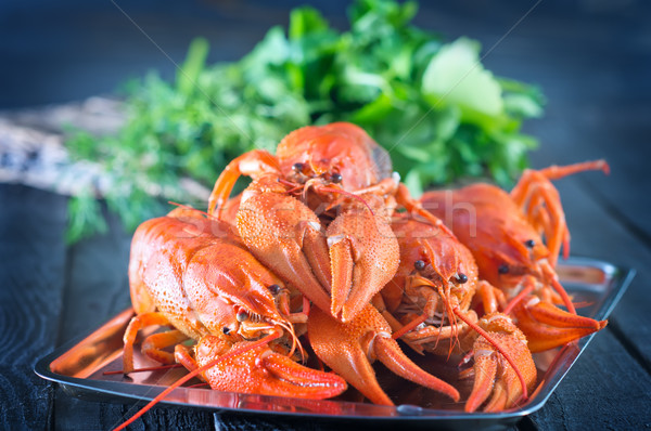 Stock photo: boiled cancer
