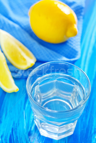 water with lemon Stock photo © tycoon