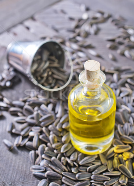 Aceite de girasol diseno salud fondo campo medicina Foto stock © tycoon