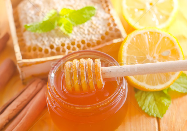Fraîches miel santé fond couleur soins Photo stock © tycoon