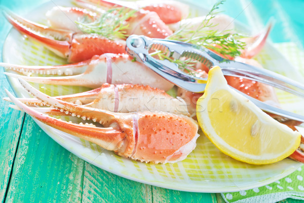 Stock photo: boiled crab claws