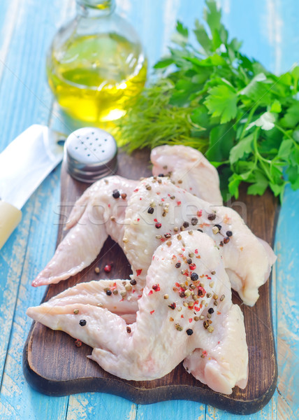 Poulet ailes alimentaire jambes peau blanche [[stock_photo]] © tycoon