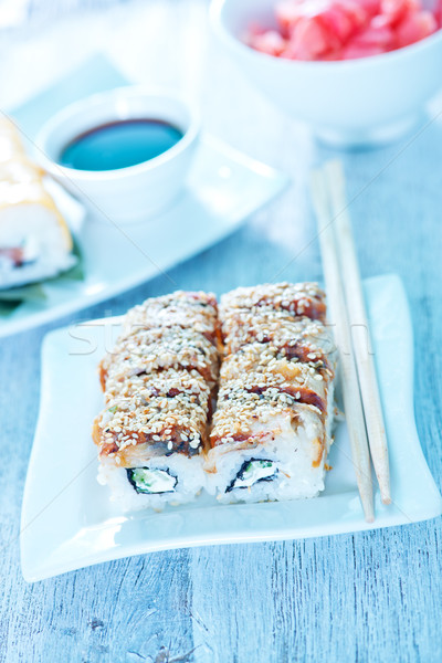 fresh sushi Stock photo © tycoon
