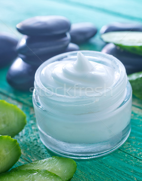 Médicaux spa blanche propre cosmétiques crème Photo stock © tycoon